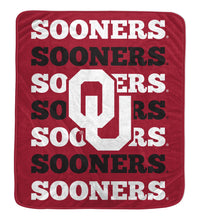 Load image into Gallery viewer, NCAA Repeat Refresh 60x70 Wordmark Blanket
