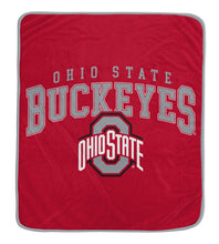 Load image into Gallery viewer, NCAA Vintage Arch Block Ultra Soft 50x60 Throw Blanket
