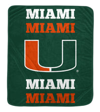 Load image into Gallery viewer, NCAA Repeat Refresh 60x70 Wordmark Blanket

