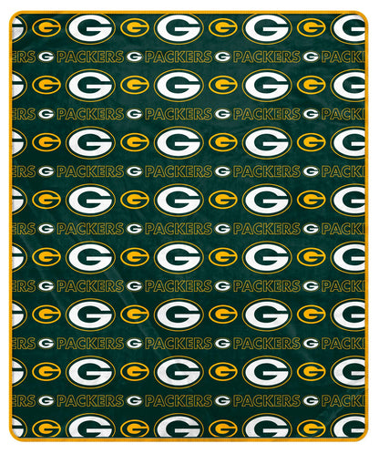 NFL Repeat Big Logo Wordmark 50x60 Blanket