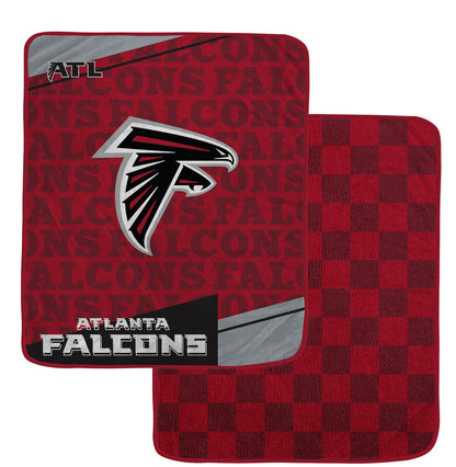NFL Diagonal Ghost Checker 60x70 Blanket