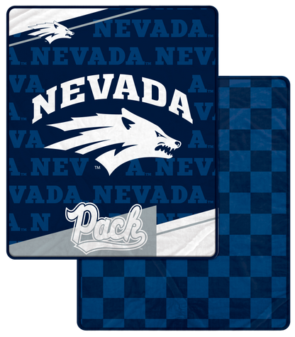 NCAA Diagonal Ghost Checker 60x70 Blanket