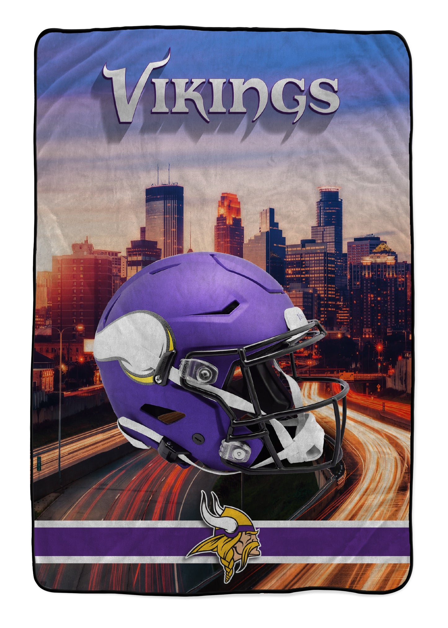 NFL Skyline Series Helmet 66x95 Oversized Blanket