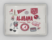 Load image into Gallery viewer, NCAA Loco Fan Large Serving Tray w/Handles
