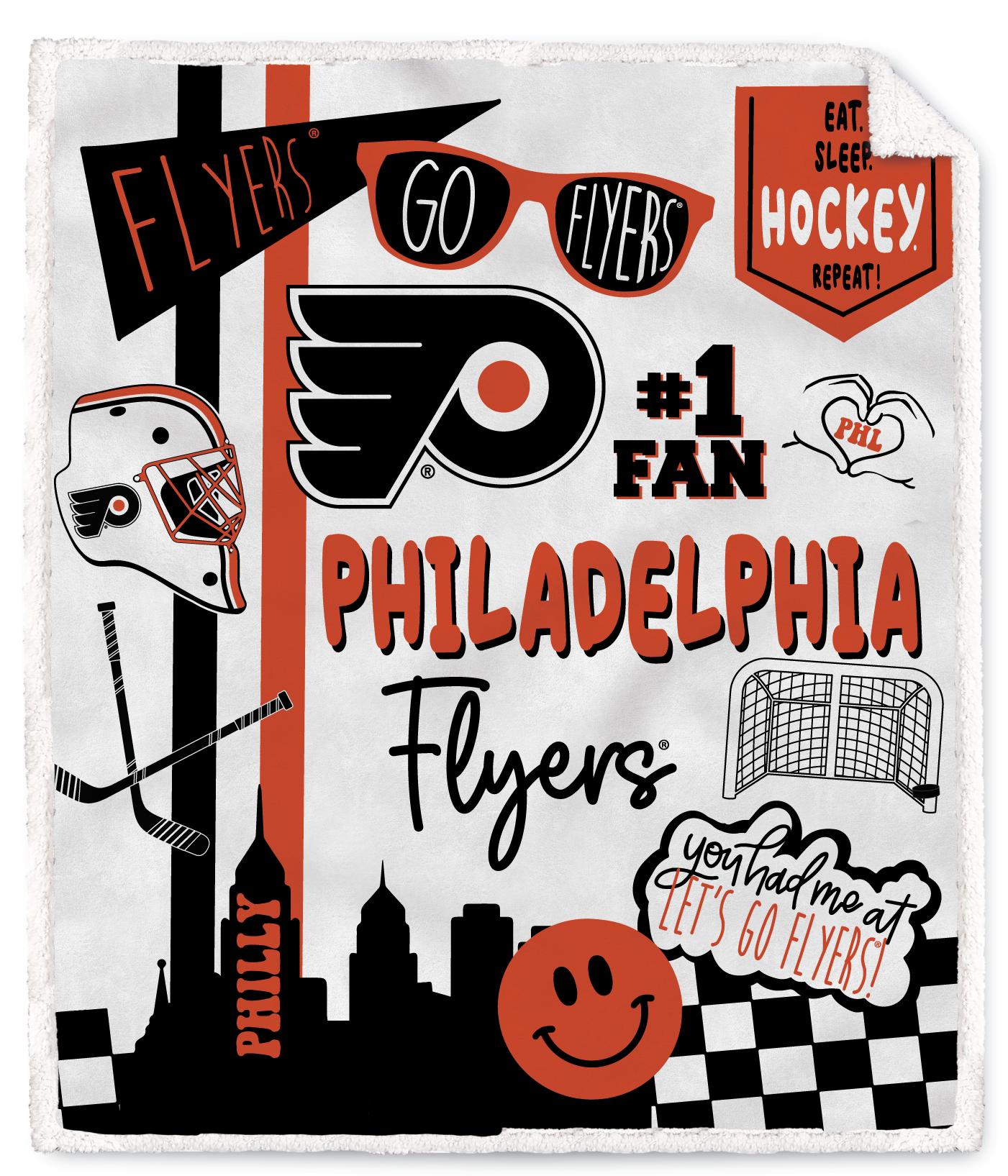 NHL Loco Fan Ultra Cozy 60x70 Sherpa Blanket