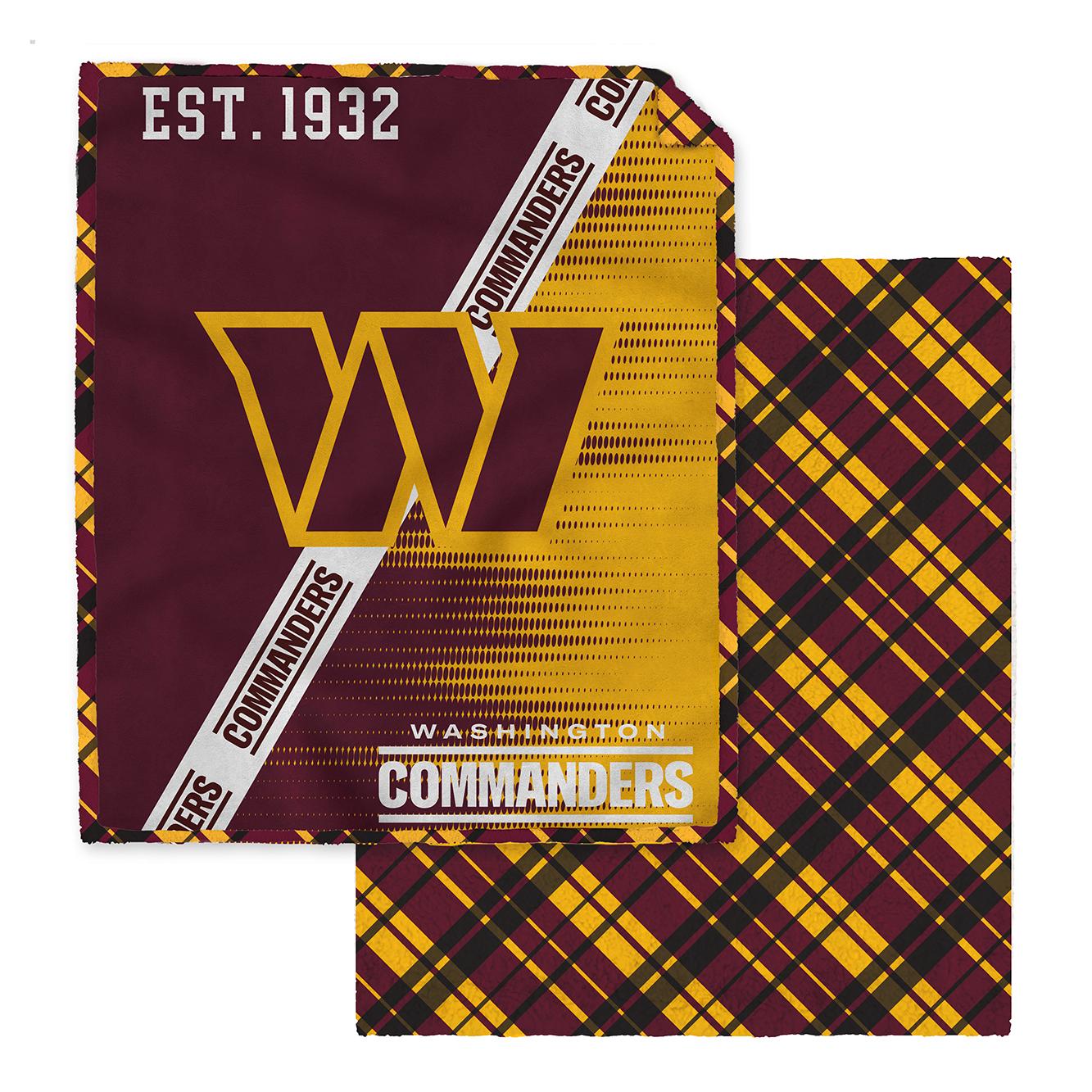 NFL Digital Dash 2 Sided Checkered 60x80 Blanket