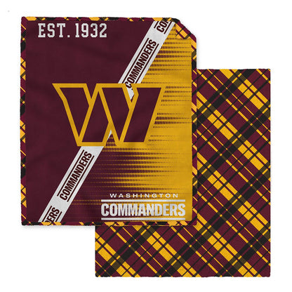 NFL Digital Dash 2 Sided Checkered 60x80 Blanket
