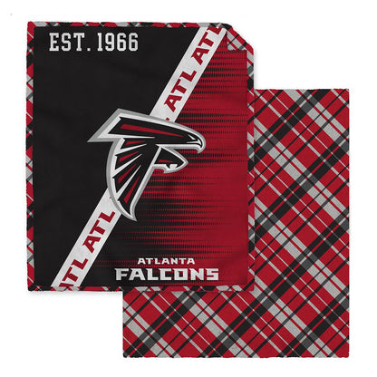 NFL Digital Dash 2 Sided Checkered 60x80 Blanket
