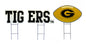 NCAA Wordmark & Football 3 Pack Yard Sign Set