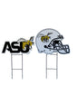 NCAA Logo and Helmet 2 Pack Yard Sign Set