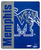 NCAA Endzone Ultra Soft Tailgate Throw