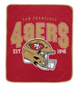 NFL Vintage Arch Block Ultra Soft 50x60 Throw Blanket
