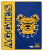 NCAA Endzone Ultra Soft Tailgate Throw