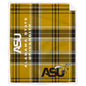 NCAA Playmaker Plaid Ultra Cozy Sherpa Throw