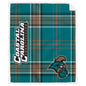 NCAA Playmaker Plaid Ultra Cozy Sherpa Throw