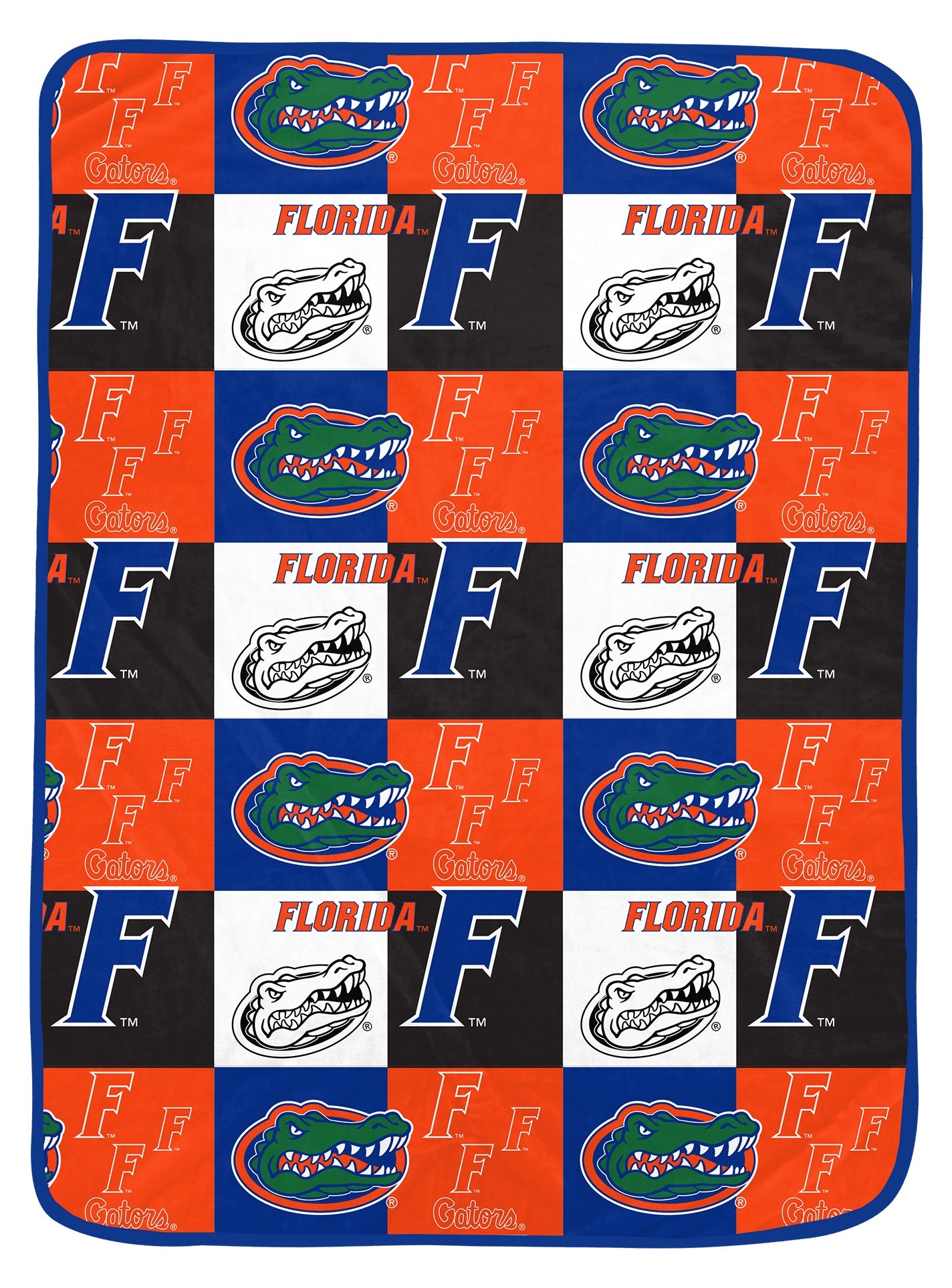 NCAA Graphic Grid 66x95 Oversized Blanket