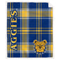 NCAA Playmaker Plaid Ultra Cozy Sherpa Throw