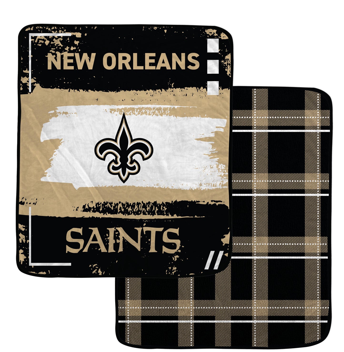 NFL Distressed Brush 2 Sided Ultra Cozy 60x70 Blanket