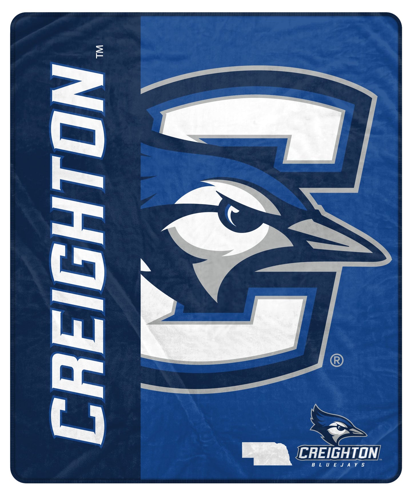 NCAA Endzone Ultra Soft Tailgate Throw