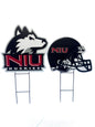 NCAA Logo and Helmet 2 Pack Yard Sign Set