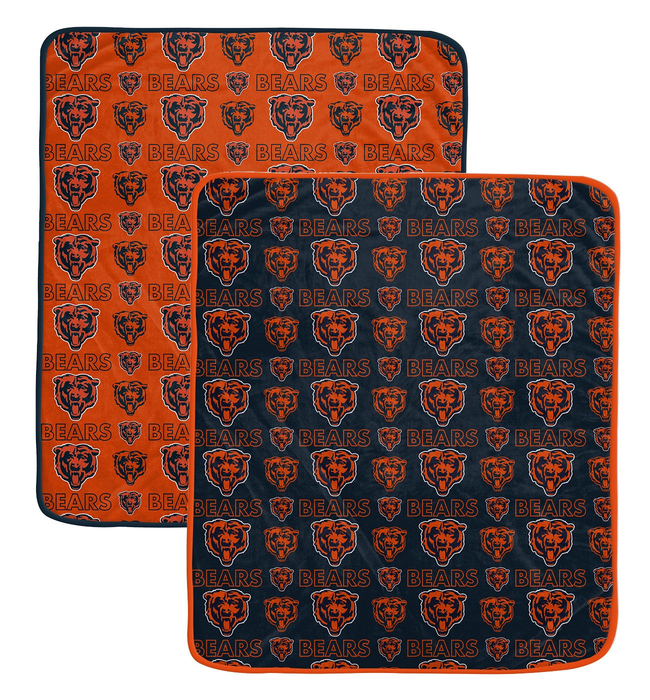 NFL Home & Away Logo Roll 60x70 2 Pack Blanket Set
