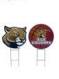 NCAA Logo and Helmet 2 Pack Yard Sign Set