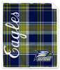 NCAA Playmaker Plaid Ultra Cozy Sherpa Throw