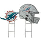 NFL Logo and Helmet 2 Pack Yard Sign Set