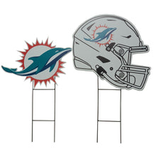Load image into Gallery viewer, NFL Logo and Helmet 2 Pack Yard Sign Set
