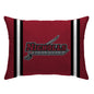 NCAA Standard Stripe Logo Bed Pillow