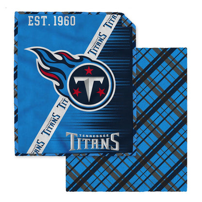 NFL Digital Dash 2 Sided Checkered 60x80 Blanket
