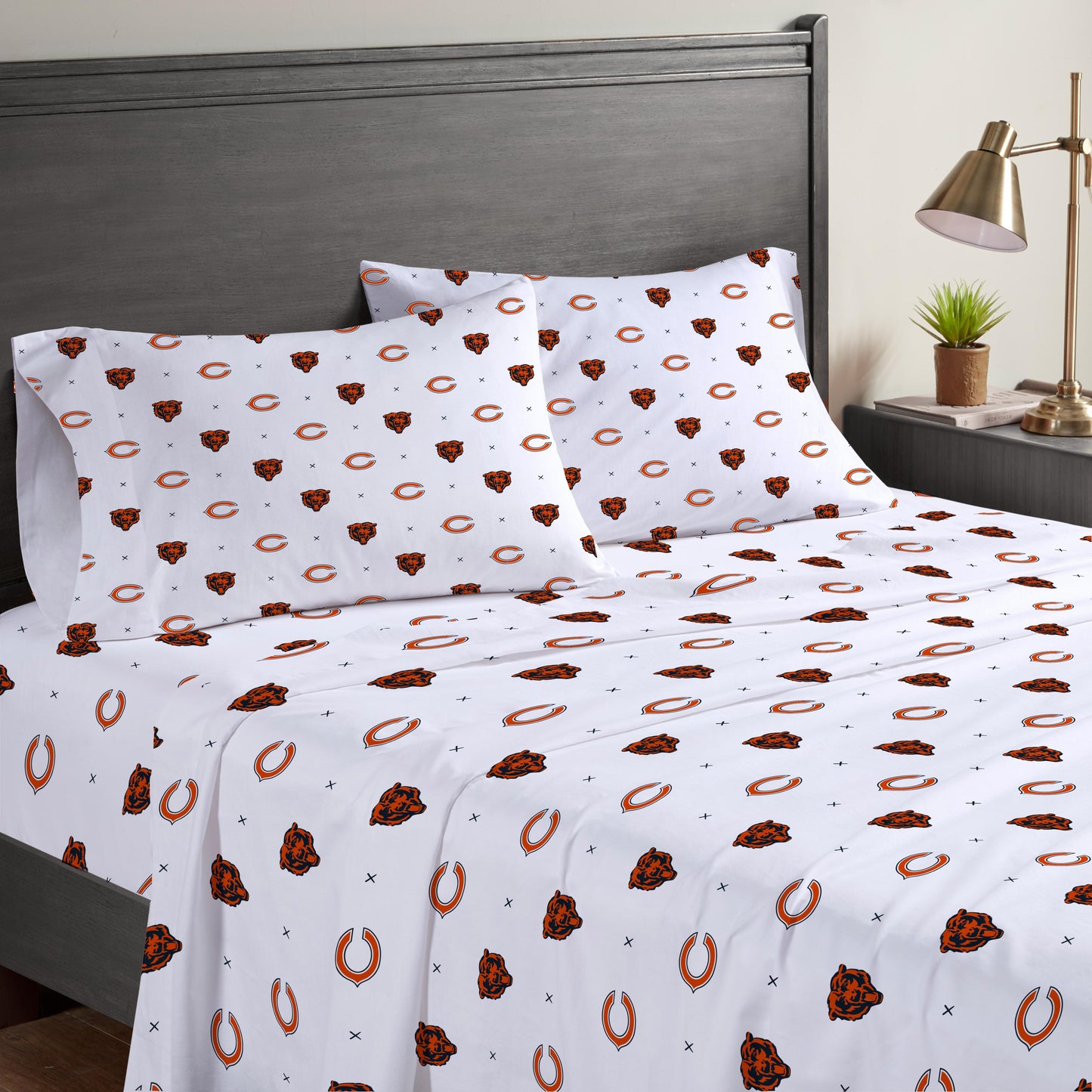 NFL Small X Queen Sheet Set