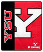 NCAA Endzone Ultra Soft Tailgate Throw