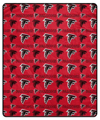 NFL Repeat Big Logo Wordmark 50x60 Blanket