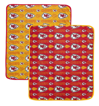 NFL Home & Away Logo Roll 60x70 2 Pack Blanket Set