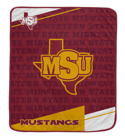 NCAA Diagonal Ghost Ultra Soft 50x60 Blanket