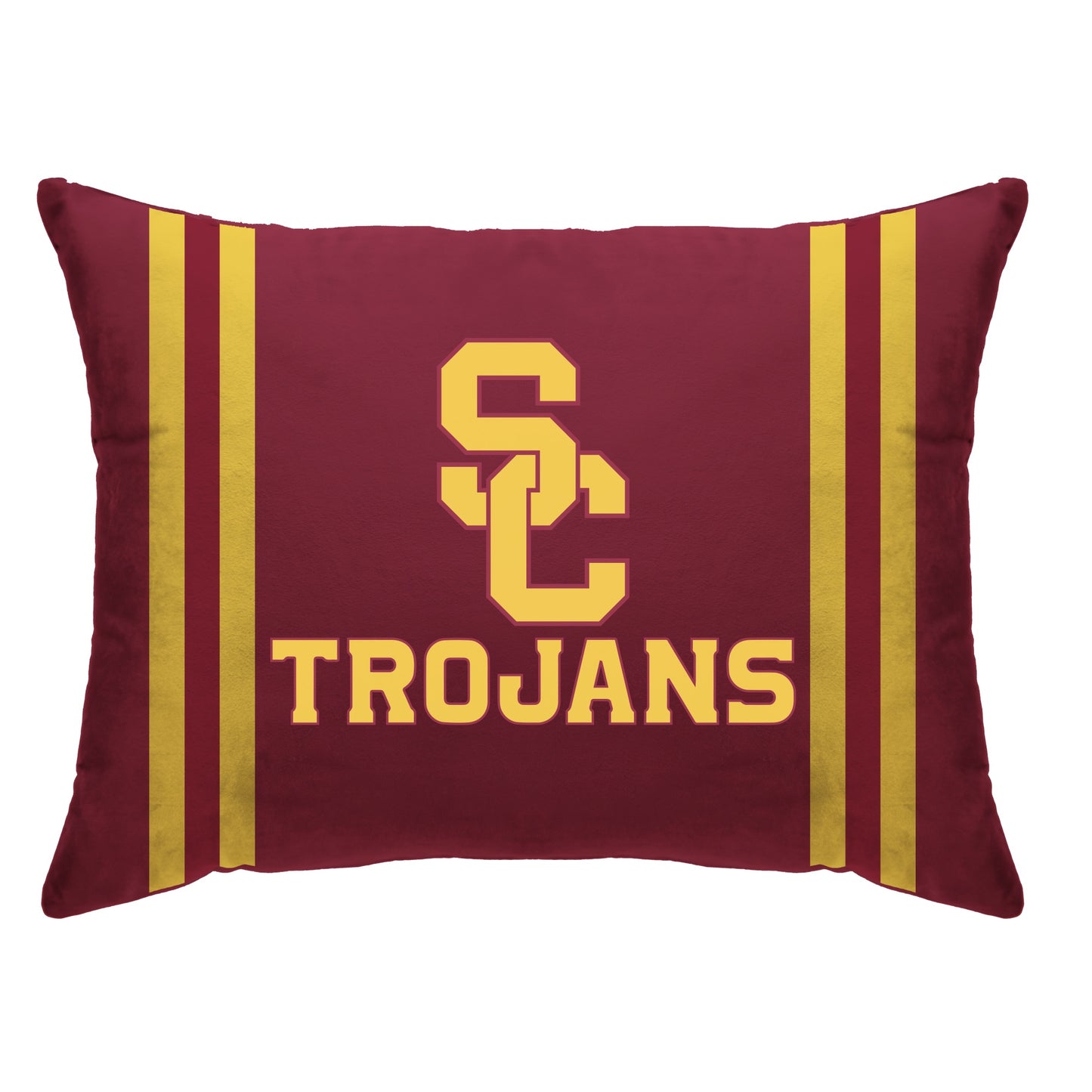 NCAA Standard Stripe Logo Bed Pillow