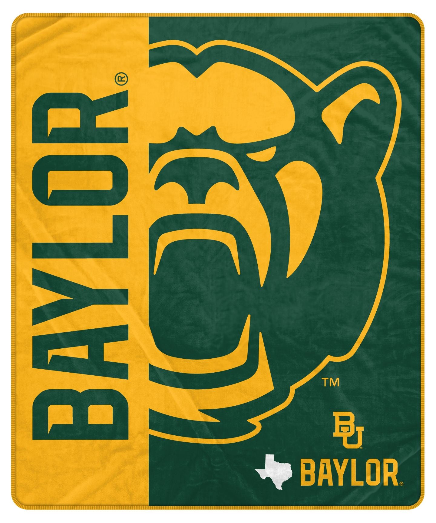 NCAA Endzone Ultra Soft Tailgate Throw