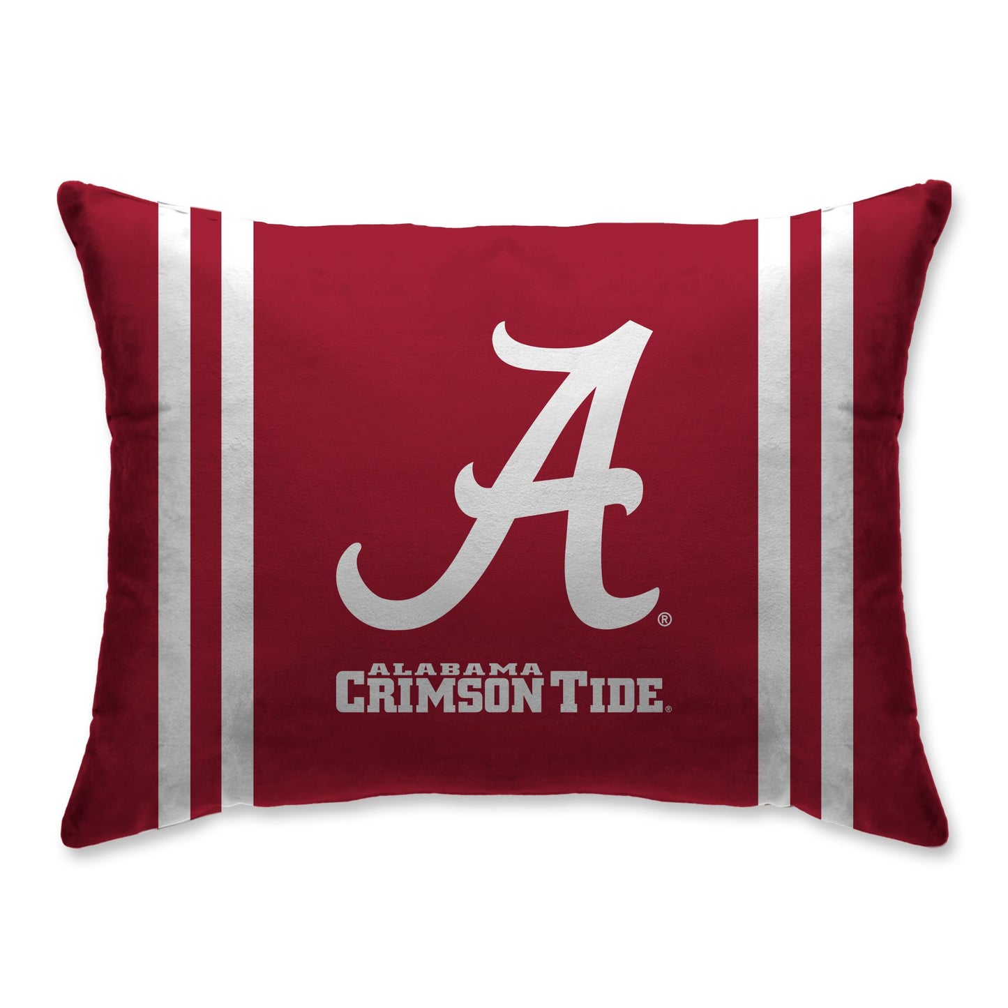 NCAA Standard Stripe Logo Bed Pillow