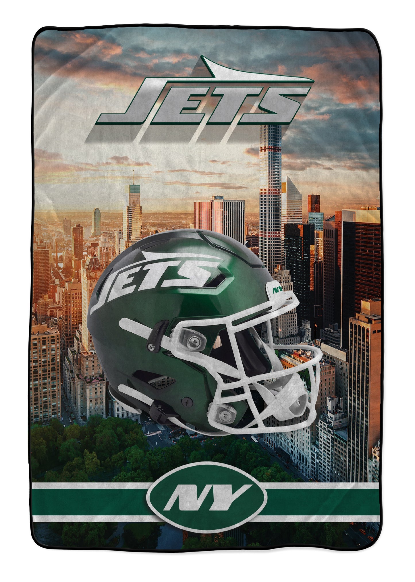 NFL Skyline Series Helmet 66x95 Oversized Blanket