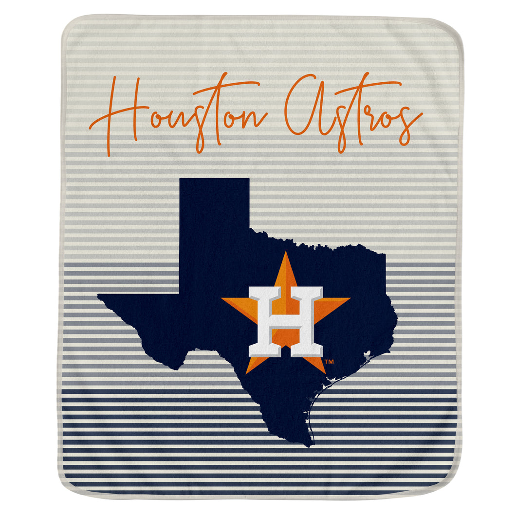 Houston Astros State Stripe Blanket