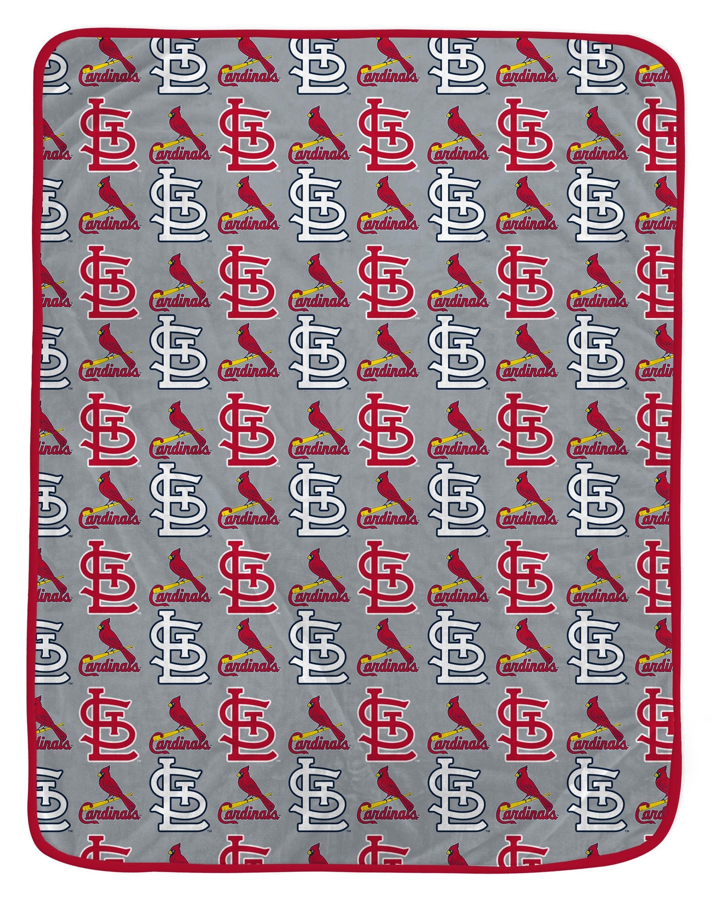 MLB Logo Roll Ultra Cozy Oversized 66x95 Blanket