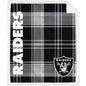 NFL Playmaker Plaid Ultra Cozy Sherpa Throw