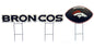 NFL Wordmark & Football 3 Pack Yard Sign Set