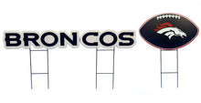 Load image into Gallery viewer, NFL Wordmark &amp; Football 3 Pack Yard Sign Set

