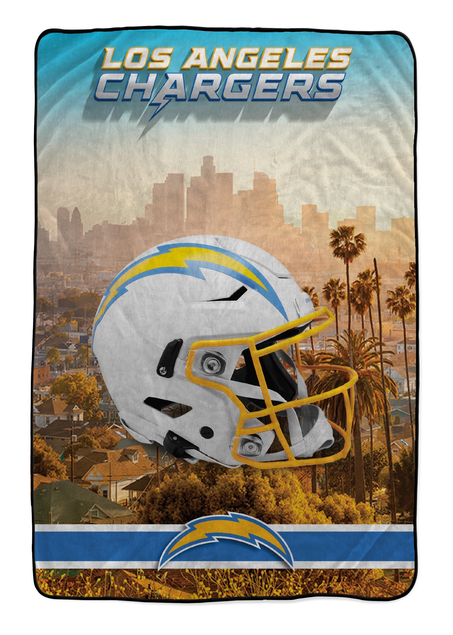 NFL Skyline Series Helmet 66x95 Oversized Blanket