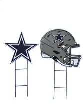 Load image into Gallery viewer, NFL Logo and Helmet 2 Pack Yard Sign Set
