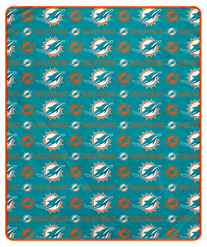 NFL Repeat Big Logo Wordmark 50x60 Blanket