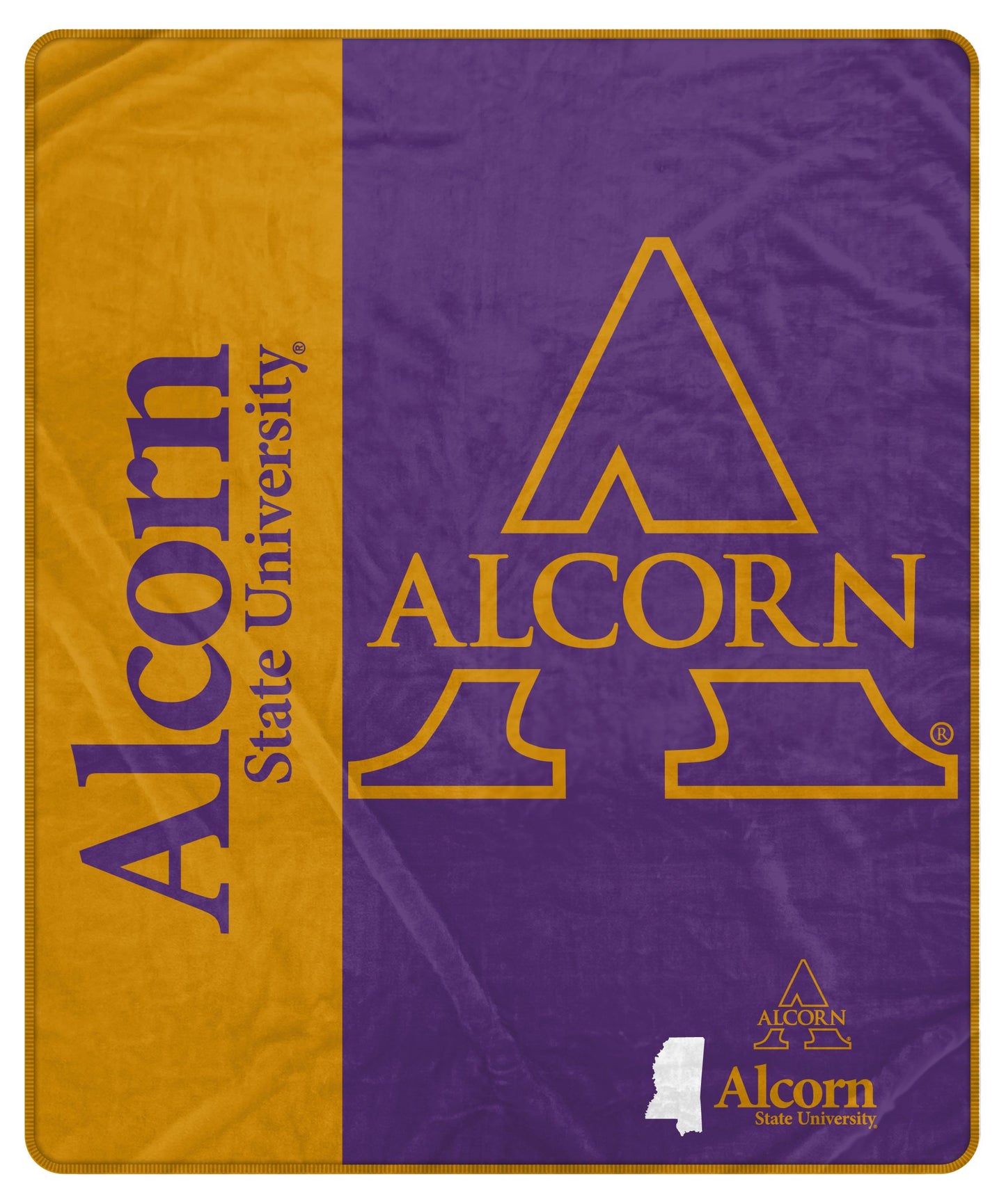 NCAA Endzone Ultra Soft Tailgate Throw