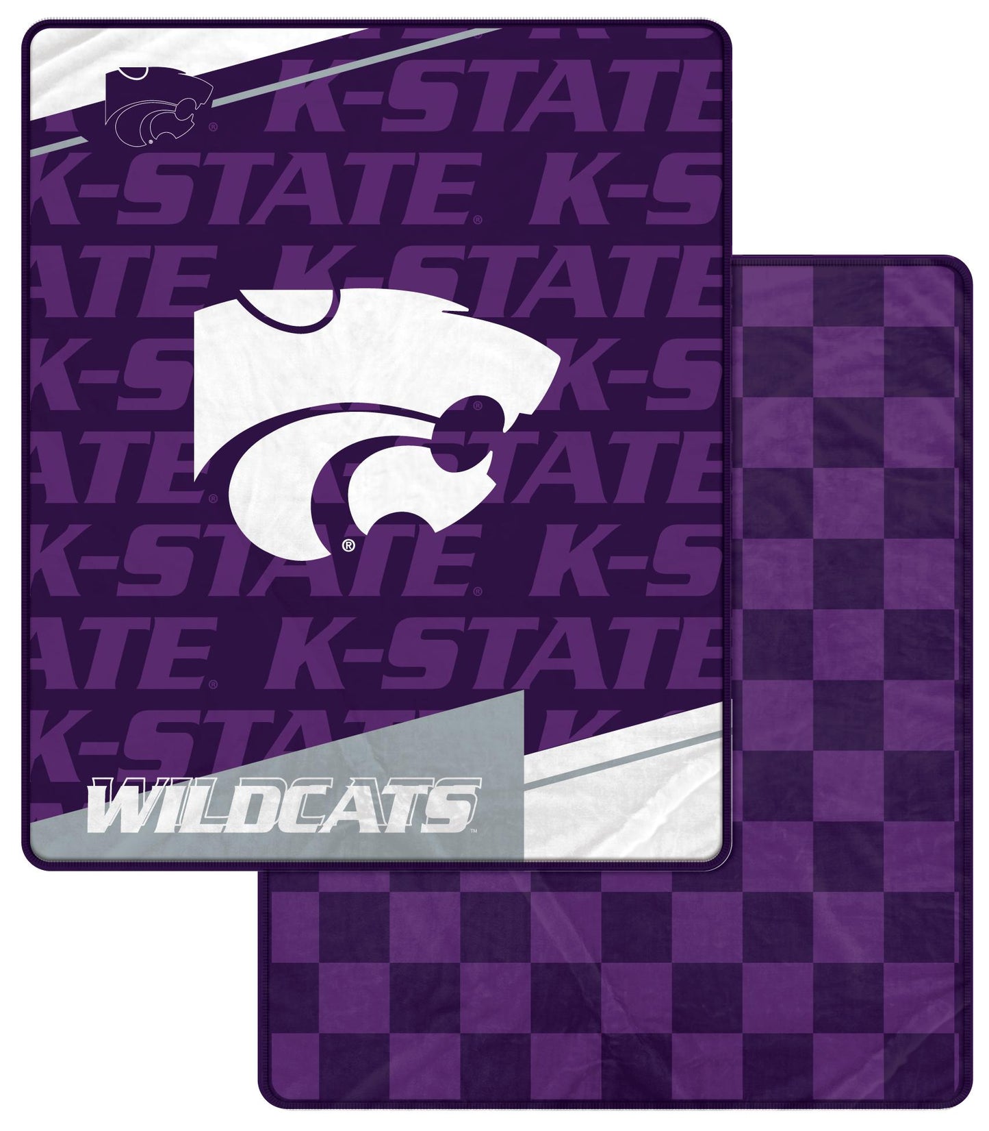 NCAA Diagonal Ghost Checker 60x70 Blanket